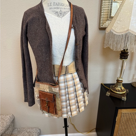 Giorgio Armani Chocolate Button-Up Cardigan - Picture 6 of 7